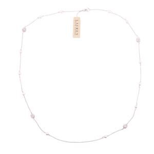 Lauren Ralph Lauren Long Faux Pearl & Pave White/Clear Illusion Necklace NWT